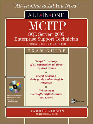 cover image of MCITP SQL Server 2005 Database Administration All-in-One Exam Guide (Exams 70-431, 70-443, & 70-444)
